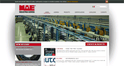 Desktop Screenshot of mae-industry.it